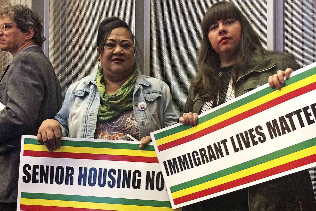 As the executive director of the Tenants Union of Washington State, Violet Lavatai (left) believes that YIMBY policies 
do not actually help the communities most in need of housing. Photo courtesy Tenants Union of Washington State