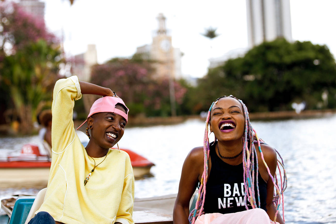 Kena (Samantha Mugatsia) and Ziki (Sheila Munyiva) are beacons of light in &lt;em&gt;Rafiki&lt;/em&gt;. Image courtesy Film Movement