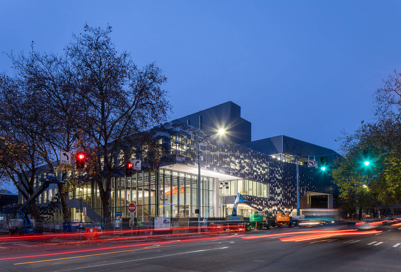 A view of Seattle Opera’s new home from Mercer Street. Photo by Sean Airhart