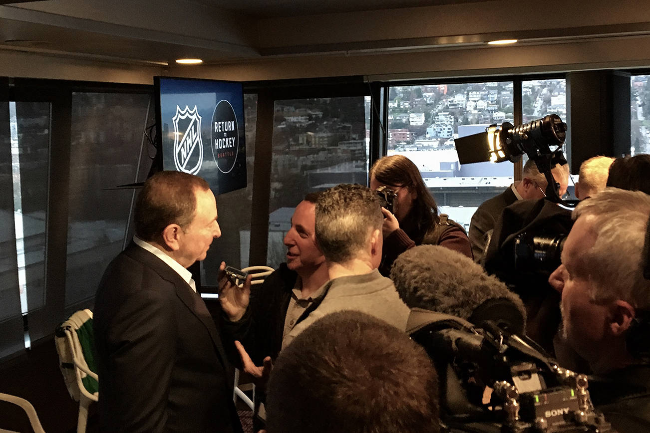 NHL Commisioner Shares Vision During Seattle Visit