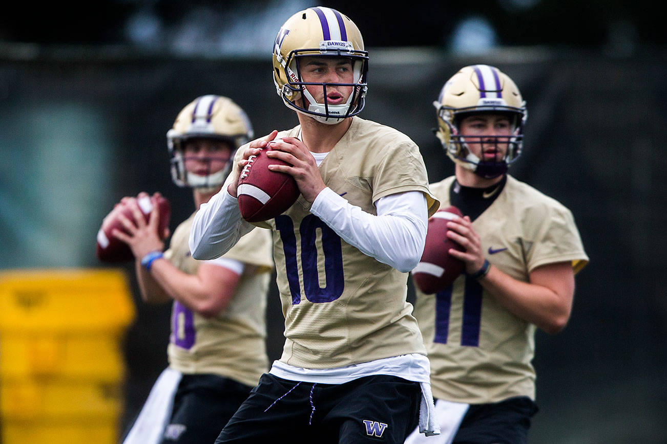 The Jacob Eason era is underway at Washington