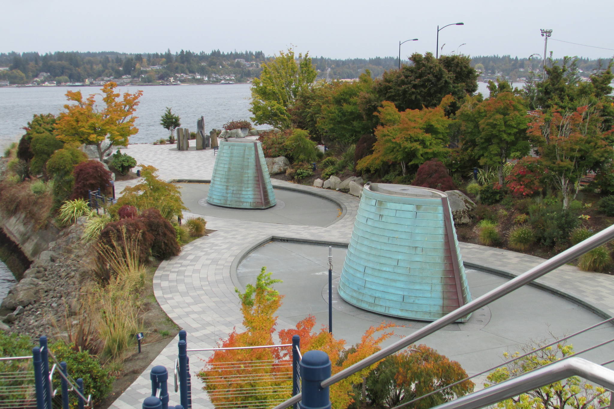 Harborside Fountains, via Wikipedia